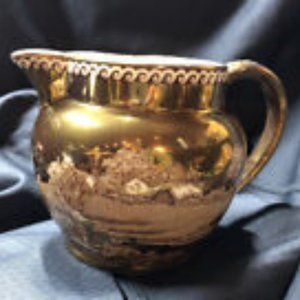 VTG WEDGWOOD FALLOW DEER LUSTER CREAMER MINT BEAUTY NUMBE